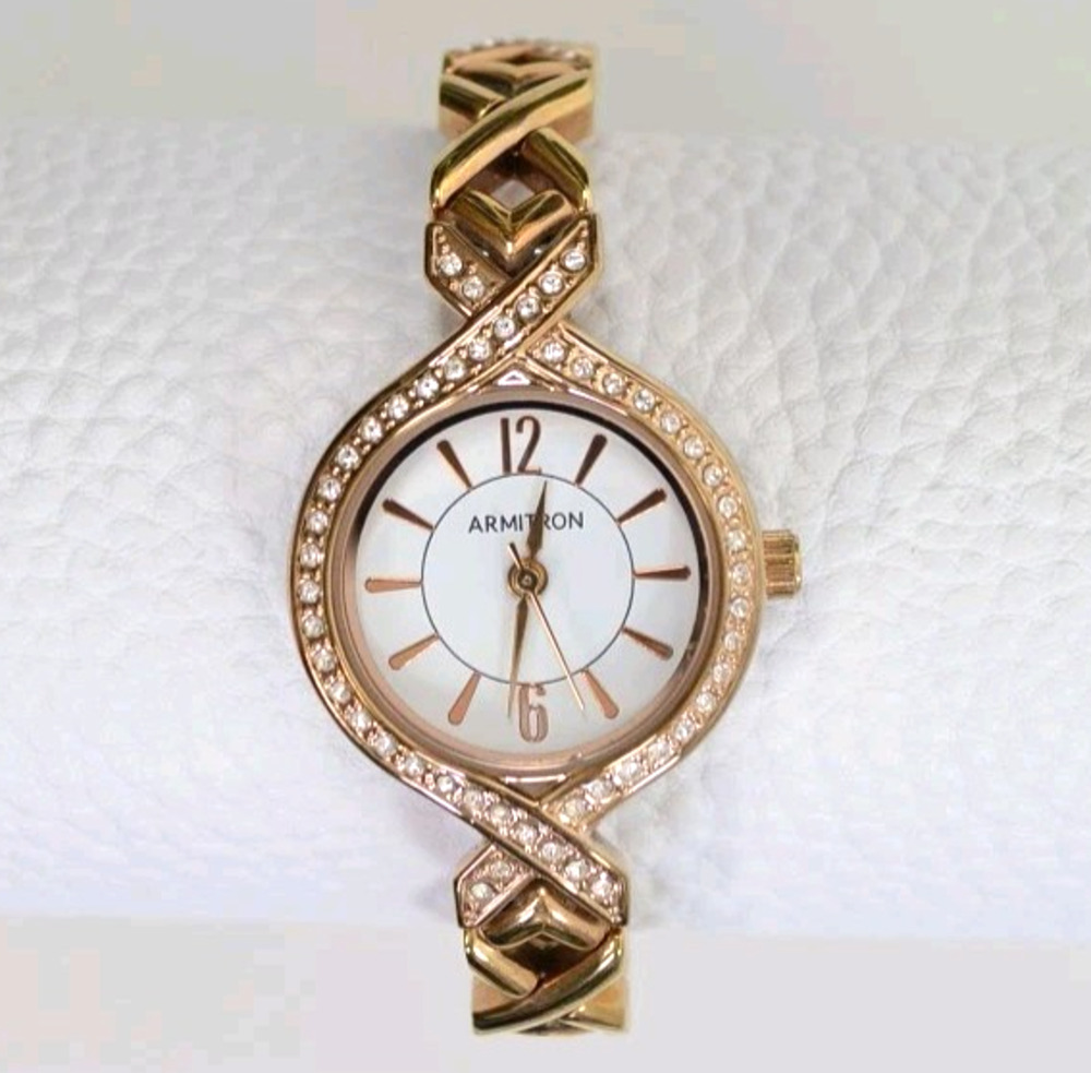 Armitron Women's Watch 75/5412RG Beautiful Crystals